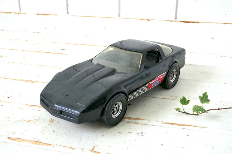 1984y CORVETTE コルベット V8 シボレー  C4  USA アメ車 ビンテージ ミニカー カスタムカー チェッカーフラッグ