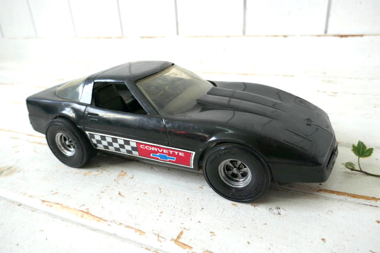 1984y CORVETTE コルベット V8 シボレー  C4  USA アメ車 ビンテージ ミニカー カスタムカー チェッカーフラッグ