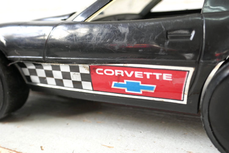 1984y CORVETTE コルベット V8 シボレー  C4  USA アメ車 ビンテージ ミニカー カスタムカー チェッカーフラッグ