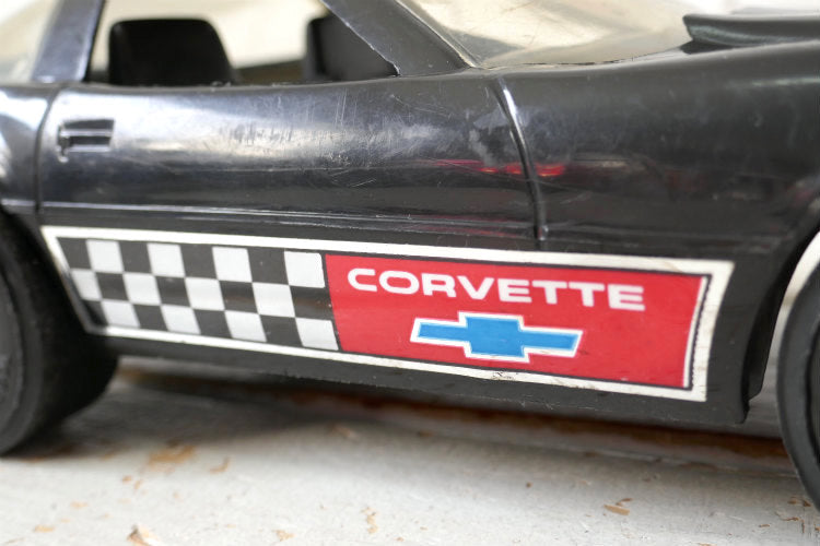 1984y CORVETTE コルベット V8 シボレー  C4  USA アメ車 ビンテージ ミニカー カスタムカー チェッカーフラッグ