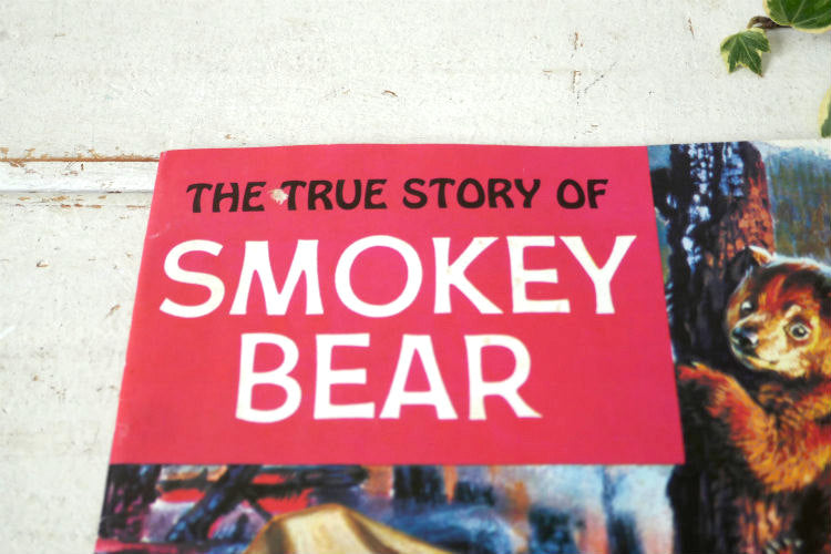 スモーキーベア 60's THE TRUE STORY OF SMOKEY BEAR クマ キャラクター ヴィンテージ コミック 絵本 USA