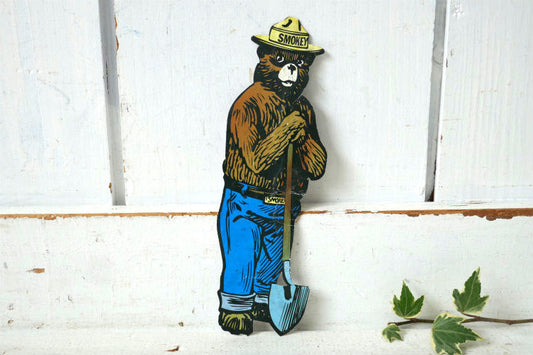 SMOKEY BEAR スモーキーベア アメキャラ ビンテージ 熊 森林火災防止 キャラクター 紙製 ブックマーカー しおり USA