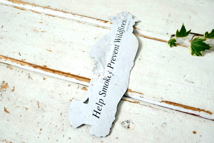 SMOKEY BEAR スモーキーベア アメキャラ ビンテージ 熊 森林火災防止 キャラクター 紙製 ブックマーカー しおり USA