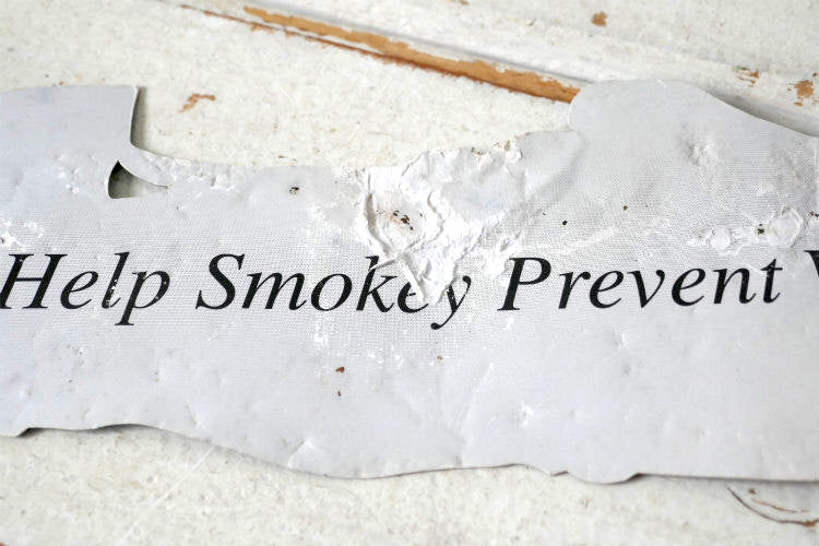 SMOKEY BEAR スモーキーベア アメキャラ ビンテージ 熊 森林火災防止 キャラクター 紙製 ブックマーカー しおり USA