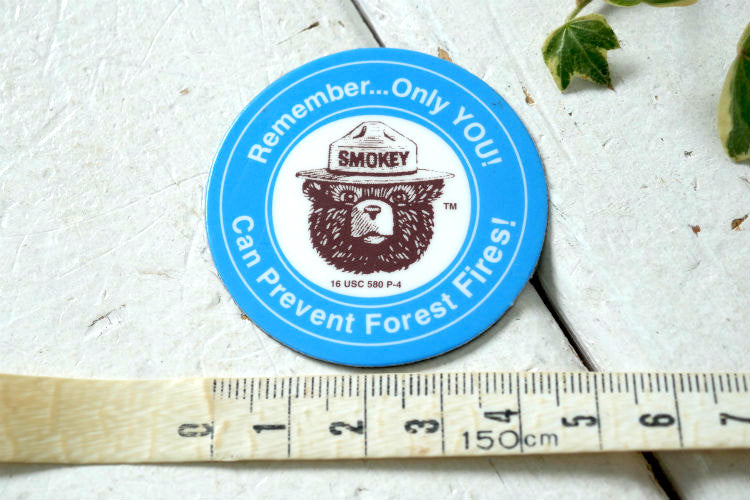 SMOKEY スモーキーベア ヴィンテージ マグネット USA 磁石 Remember...Only YOU! Can Prevent Forest Fires!