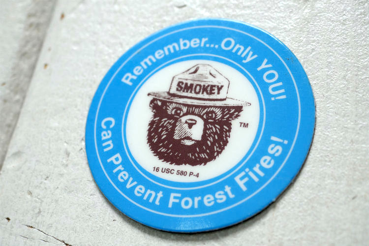 SMOKEY スモーキーベア ヴィンテージ マグネット USA 磁石 Remember...Only YOU! Can Prevent Forest Fires!