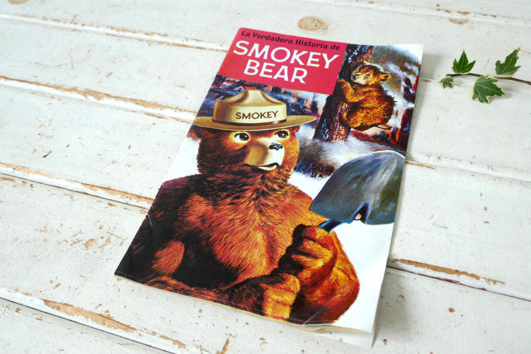スモーキーベア 60's La Verdadera Historia de SMOKEY BEAR クマ キャラクター 森林火災防止 ヴィンテージ コミック 絵本 USA