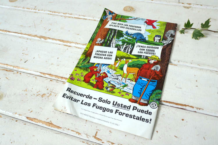 スモーキーベア 60's La Verdadera Historia de SMOKEY BEAR クマ キャラクター 森林火災防止 ヴィンテージ コミック 絵本 USA