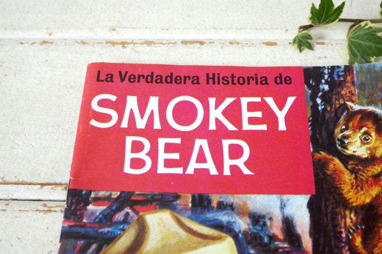 スモーキーベア 60's La Verdadera Historia de SMOKEY BEAR クマ キャラクター 森林火災防止 ヴィンテージ コミック 絵本 USA