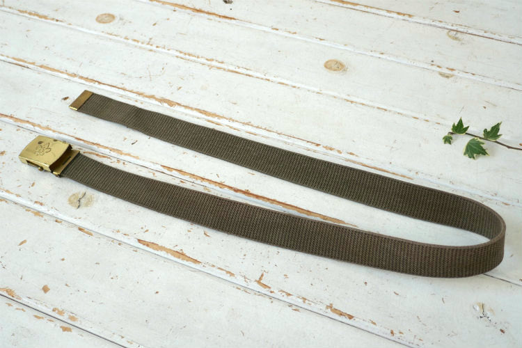 BOY SCOUT ボーイスカウト BSA Solid Brass 真鍮製 カーキ 70's ヴィンテージ ベルトガチャベルト USA