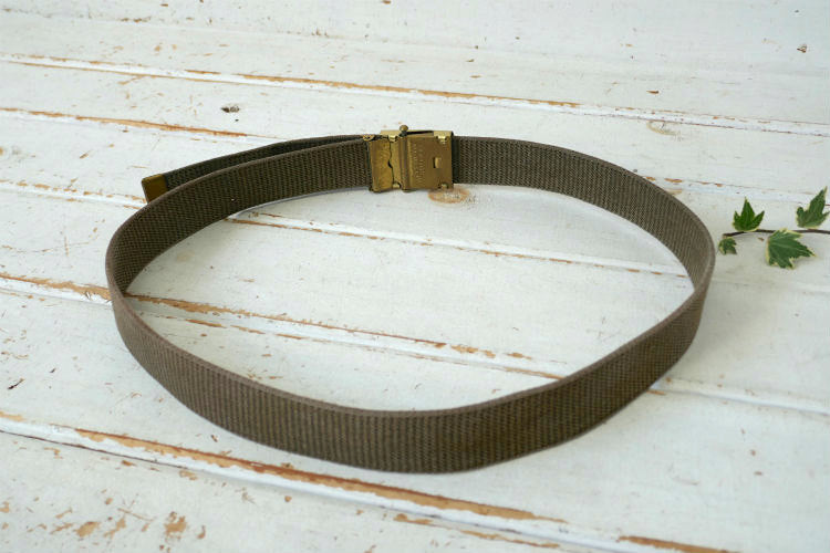 BOY SCOUT ボーイスカウト BSA Solid Brass 真鍮製 カーキ 70's ヴィンテージ ベルトガチャベルト USA