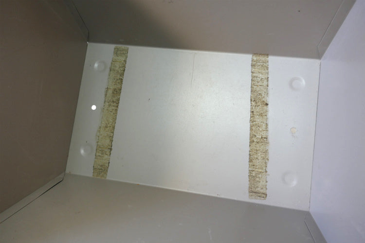 USA メタル製 ヴィンテージ 書類ケース 書類バスケット ファイルケース インダストリアル 工業系 ベージュグレー　