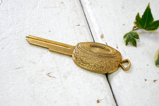 Sears Roebuck&Co シアーズ ALLSTATE 1960y タイヤ型 ヴィンテージ  キーホルダー USA ブランク キー Key 真鍮製 鍵