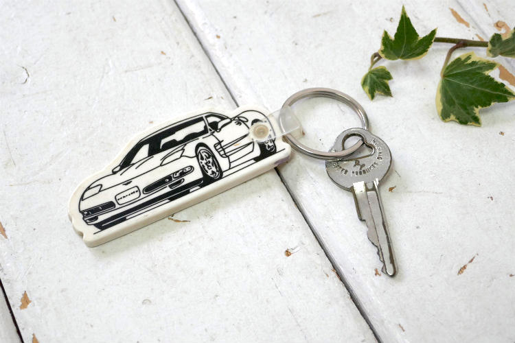 GM シボレー CORVETTE コルベット V8 C5 アメ車 アドバタイジング ヴィンテージ キーホルダー  USA