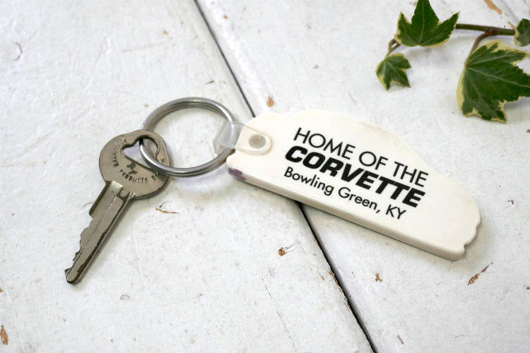 GM シボレー CORVETTE コルベット V8 C5 アメ車 アドバタイジング ヴィンテージ キーホルダー  USA