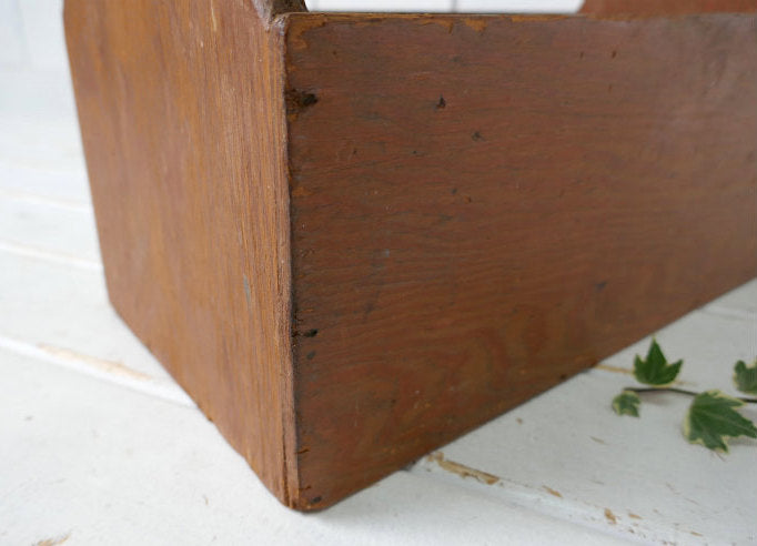 CHATSWORTH 木製 シャビー ヴィンテージ ツールボックス キャリーケース 木箱 工具ケース USA