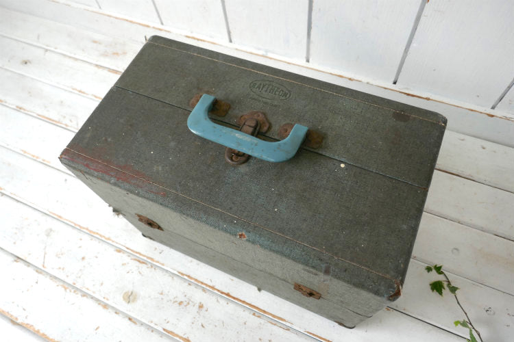 RAYTHEON JUNIOR TUBE CASE 木製 部品&パーツ 仕切り付き ヴィンテージ OLD 真空管ケース 収納ケース USA