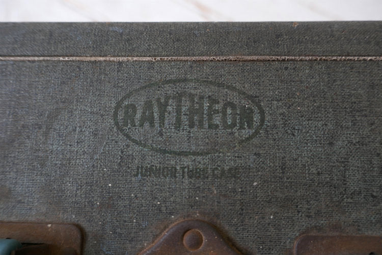 RAYTHEON JUNIOR TUBE CASE 木製 部品&パーツ 仕切り付き ヴィンテージ OLD 真空管ケース 収納ケース USA