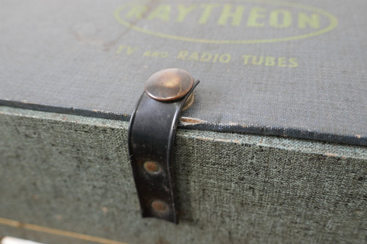 RAYTHEON JUNIOR TUBE CASE 木製 部品&パーツ 仕切り付き ヴィンテージ OLD 真空管ケース 収納ケース USA