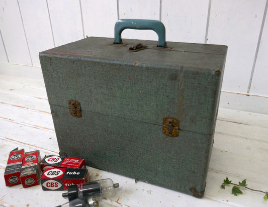 RAYTHEON JUNIOR TUBE CASE 木製 部品&パーツ 仕切り付き ヴィンテージ OLD 真空管ケース 収納ケース USA