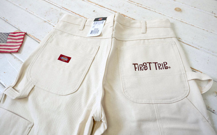 Dickies × First Trip ディッキーズ 1953 ユーティリティ ペインターパンツ ナチュラル メンズ W32 W34 ファッション オリジナル