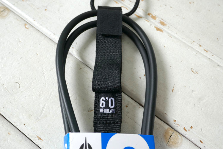 DESTINATION デスティネーション 6FT ダブルスウェベル リーシュコード  マットブラック  ミディアム ウエーブ サーフィン ショートボード用