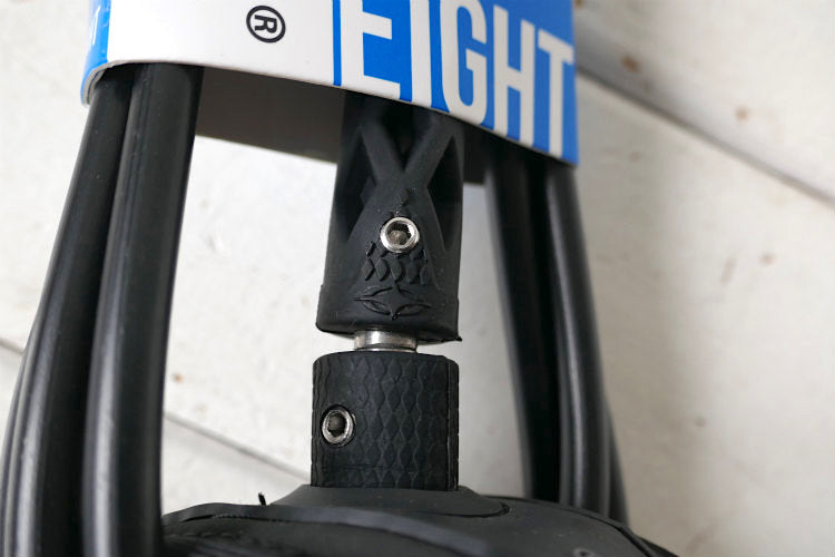 DESTINATION デスティネーション 8FT リーシュコード マットブラック サーフィン ミッドレングス サーフボード&ファンボード用