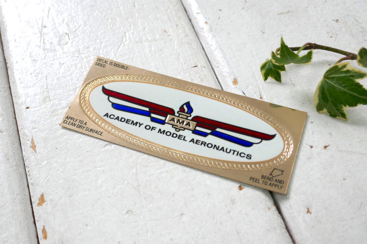 ACADEMY OF MODEL AERONAUTICS 世界最大 模型航空アカデミー ステッカー デカール USA