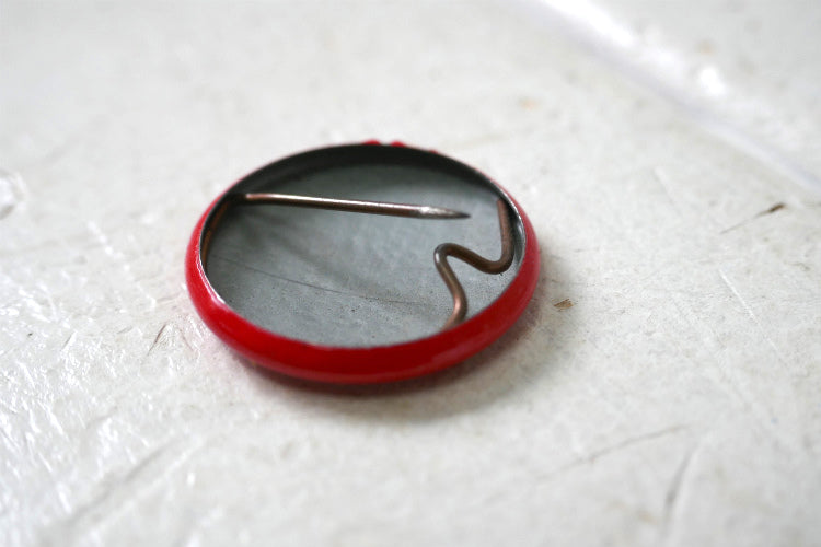 NO DUKE 喧嘩はなしだ!　殴り合うな! 反戦！メッセージ ヴィンテージ OLD 缶バッジ USA デッドストック