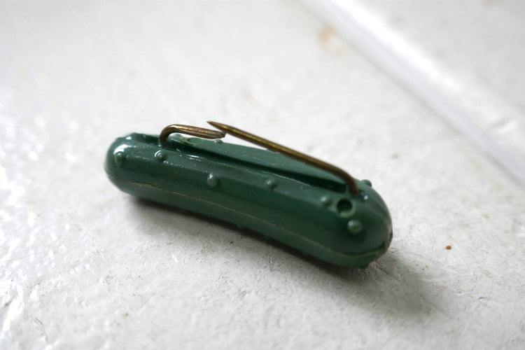 1950~1960y HEINZ ハインツ ピクルス USA  アドバタイジング 企業モノヴィンテージ バッジ OLD ブローチ アクセサリー