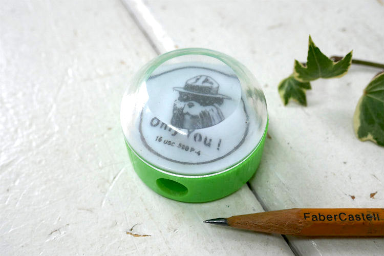 SMOKEY BEAR スモーキーベア Only You! ドーム型 ヴィンテージ 鉛筆削り ペンシルシャープナー USA