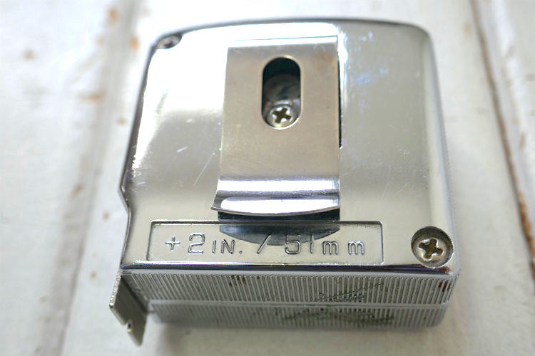 1869y~ LUFKIN ラフキン 12フィート  ベルトクリップ付き ヴィンテージ メジャー メジャーテープ 巻尺 USA