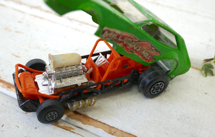 1972y マッチボックス マッスルカー　Matchbx Lesney Speed Kings ミニカー  スピードキングス ミリガンズミルカスタムカー  ENGLAND