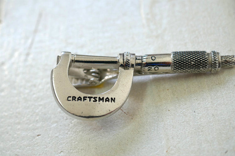 1950y マイクロメーター CRAFTSMAN クラフトマン  ヴィンテージ アドバタイジング タイピン Anson