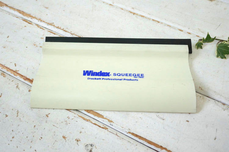 Windex Squeegee ウィンデックス Ettore製 ゴムブレード ガラス清掃 ヴィンテージ スクイージー 水切りワイパー 清掃用品  USA