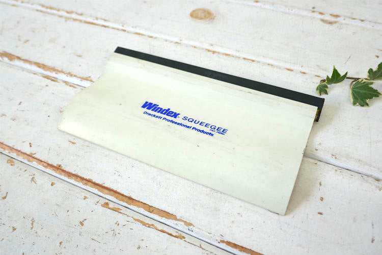Windex Squeegee ウィンデックス Ettore製 ゴムブレード ガラス清掃 ヴィンテージ スクイージー 水切りワイパー 清掃用品  USA②