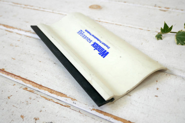 Windex Squeegee ウィンデックス Ettore製 ゴムブレード ガラス清掃 ヴィンテージ スクイージー 水切りワイパー 清掃用品  USA②