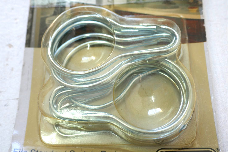 The Faucet Queen Inc Helping Hand ダルマ型 デッドストック ヴィンテージ シャワーカーテン フック 12個入り