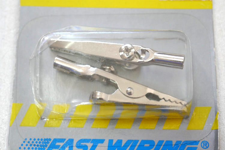 Calterm Inc Test Clips デッドストック 未使用 ワニ口クリップ 電気配線 クリップ USA２個入り