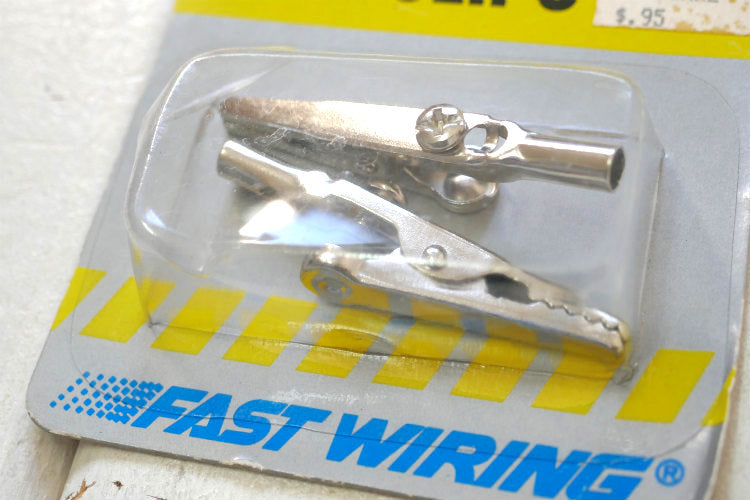 Calterm Inc Test Clips デッドストック 未使用 ワニ口クリップ 電気配線 クリップ USA２個入り