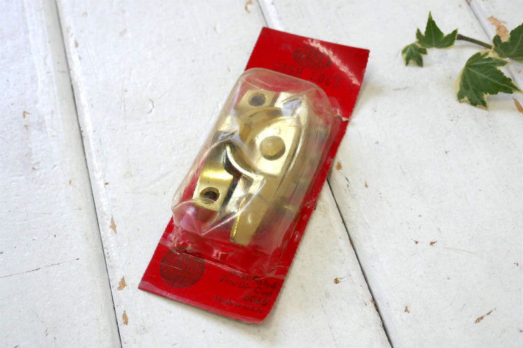 Sears Roebuck&Co シアーズ SASH LOCK 窓用 デッドストック未使用 ヴィンテージ サッシロック クレセント錠 三日月錠 建具金物 USA