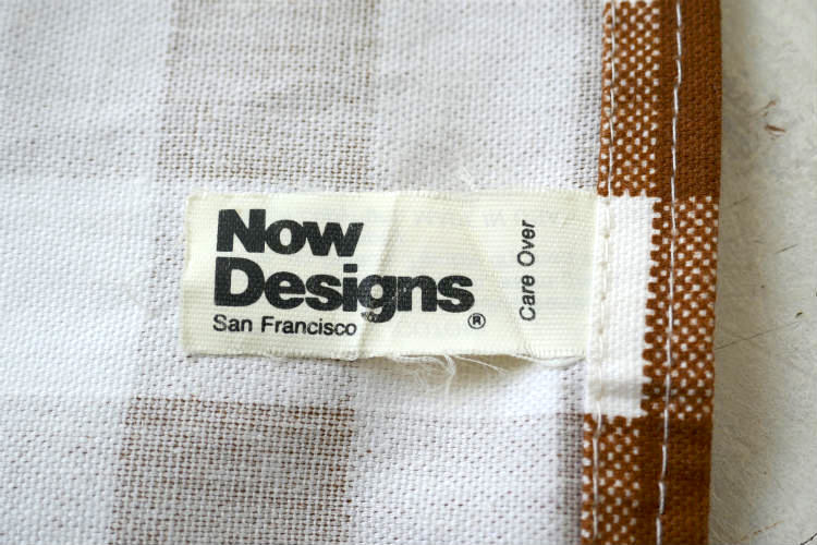Now Designs Our GRANDPA's The GREATEST 最高のおじいちゃん チェック柄 70's ヴィンテージ エプロン 古着 USA