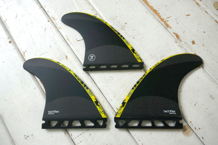 JOHN JOHN FLORENCE TECHFLEX (M) YELLOW フューチャーフィン ジョン・ジョン　FUTURES FIN