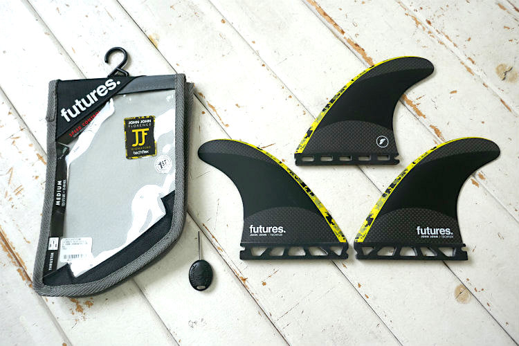 JOHN JOHN FLORENCE TECHFLEX (M) YELLOW フューチャーフィン ジョン・ジョン　FUTURES FIN