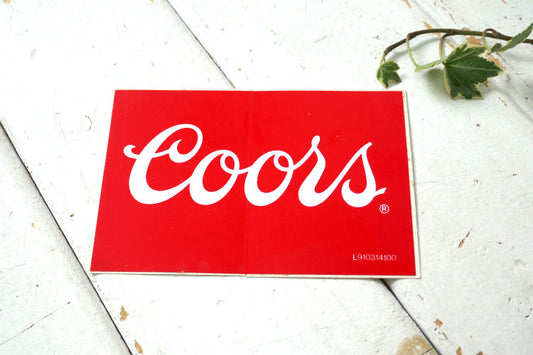 Coors 1970~1980y クアーズ ビール会社 アドバタイジング アメリカビンテージ ステッカー USA ステッカーチューン