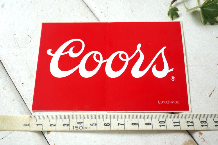 Coors 1970~1980y クアーズ ビール会社 アドバタイジング アメリカビンテージ ステッカー USA ステッカーチューン