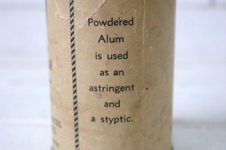 Pacific Pharmacal Laboratories  Ammonia Alum ティン製×厚紙製 アンティーク＆ヴィンテージ パウダー缶 USA