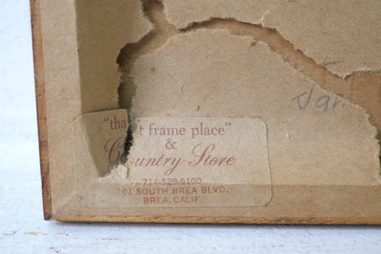 The Frame Place & Country Store 無垢材 木製フレーム 壁掛け ヴィンテージ ミラー 鏡 ウォールデコ USA インテリア