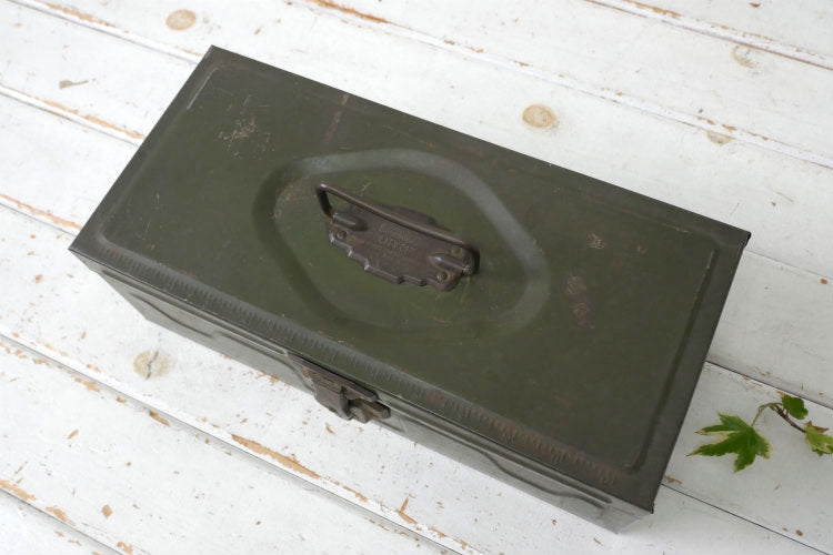 1940~1950y UNION UTILITY CHESTユニオン ユーティリティ チェスト 鍵&メジャー付き 2段式 ヴィンテージ ツールボックス 工具箱 オールドタックルボックス USA