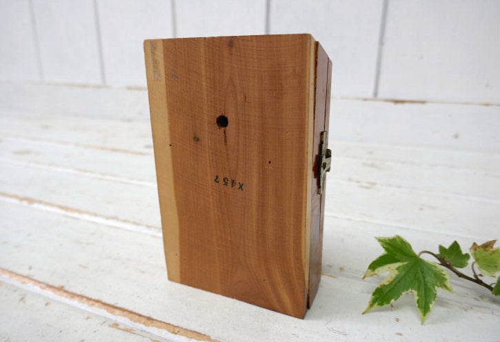 1960y Leave a Note カリフォルニア スーベニア品 Will Be Back 〜時に戻ります 時計 木製 ヴィンテージ クロックサイン メモボックス USA